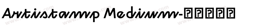 Artistamp Medium字体转换